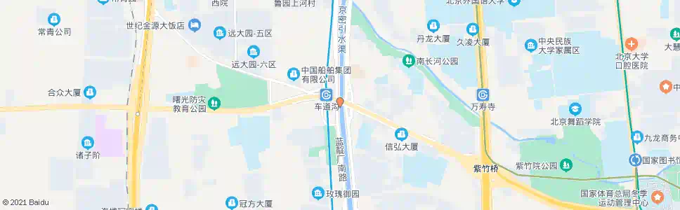 北京车道沟桥_公交站地图_北京公交_妙搜公交查询2025