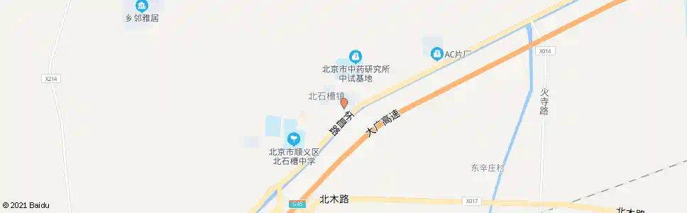北京北石槽东_公交站地图_北京公交_妙搜公交查询2025
