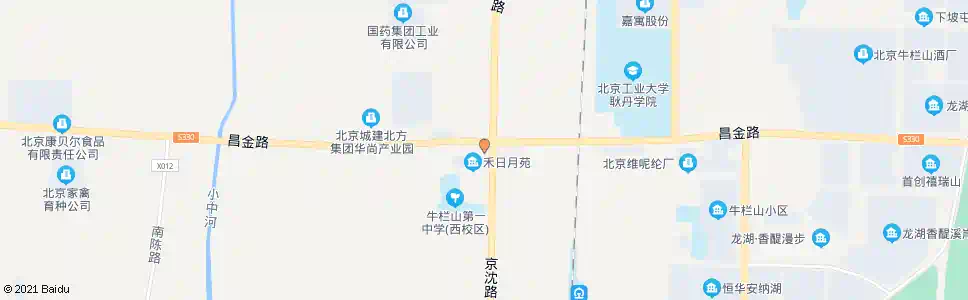北京牛栏山路口_公交站地图_北京公交_妙搜公交查询2025