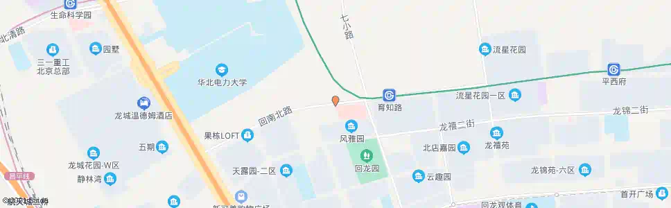 北京回南北路_公交站地图_北京公交_妙搜公交查询2025