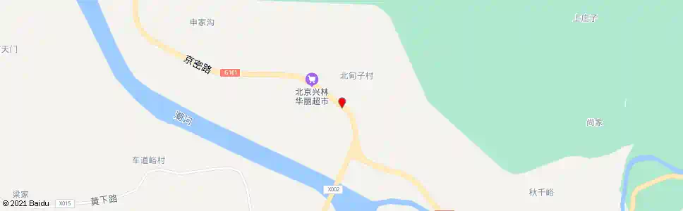 北京北甸子(京密路)_公交站地图_北京公交_妙搜公交查询2025