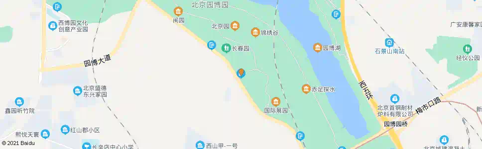 北京园博园3号门_公交站地图_北京公交_妙搜公交查询2025