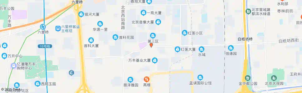 北京红莲南路西口_公交站地图_北京公交_妙搜公交查询2025
