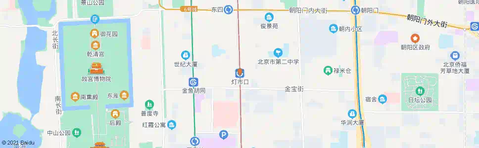 北京灯市口站_公交站地图_北京公交_妙搜公交查询2025