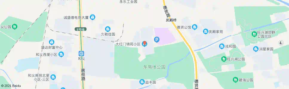 北京大红门锦苑小区_公交站地图_北京公交_妙搜公交查询2025