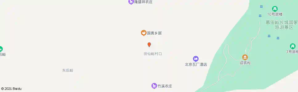 北京田仙峪_公交站地图_北京公交_妙搜公交查询2025