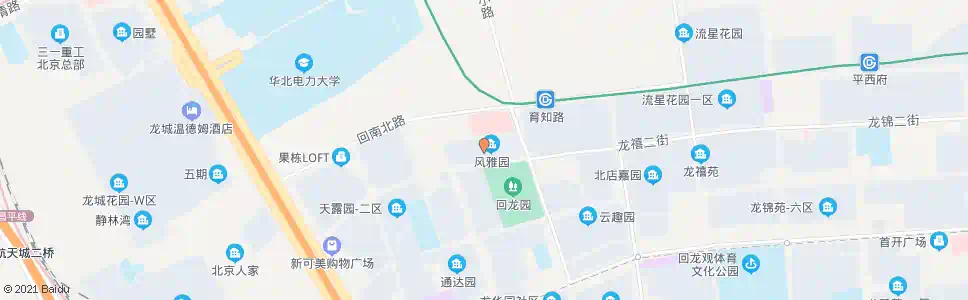 北京风雅园一区_公交站地图_北京公交_妙搜公交查询2025
