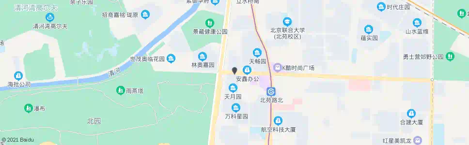 北京天月园小区_公交站地图_北京公交_妙搜公交查询2025
