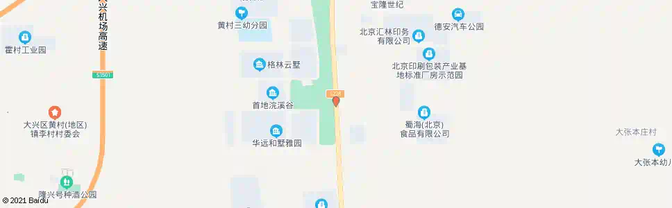 北京侯村_公交站地图_北京公交_妙搜公交查询2025