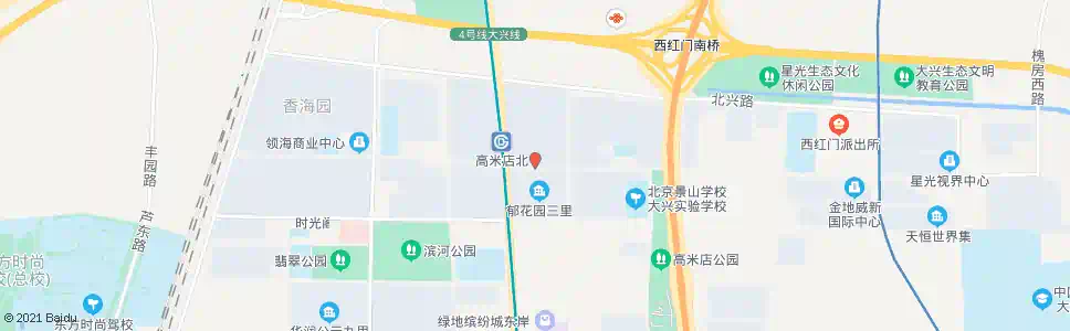 北京郁花园二里南门_公交站地图_北京公交_妙搜公交查询2025