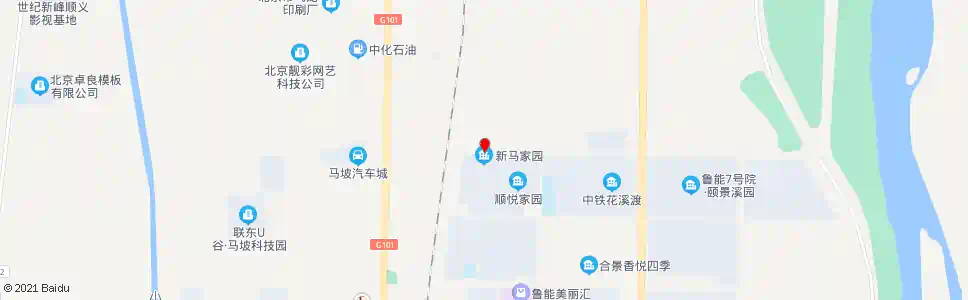 北京马坡16号院_公交站地图_北京公交_妙搜公交查询2025