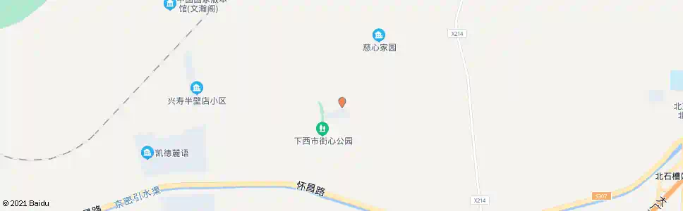 北京下西市村_公交站地图_北京公交_妙搜公交查询2025