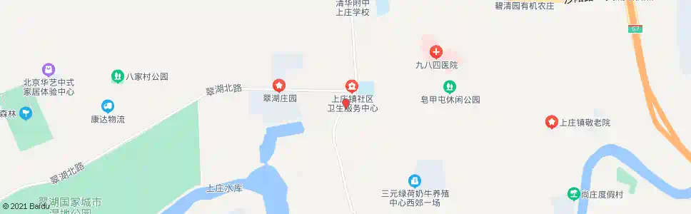 北京上庄卫生院_公交站地图_北京公交_妙搜公交查询2025