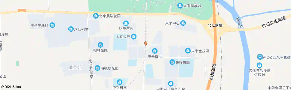 北京未来科技城南_公交站地图_北京公交_妙搜公交查询2025
