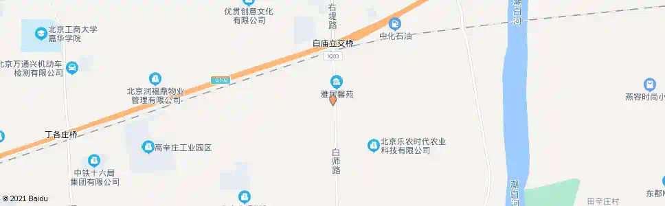 北京北刘各庄_公交站地图_北京公交_妙搜公交查询2025