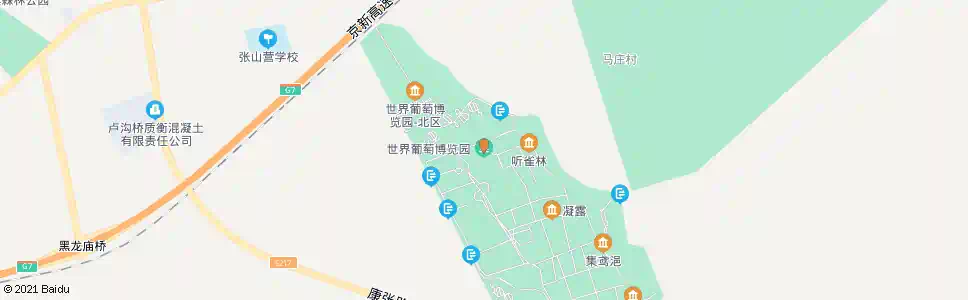 北京世界葡萄博览园南门_公交站地图_北京公交_妙搜公交查询2025