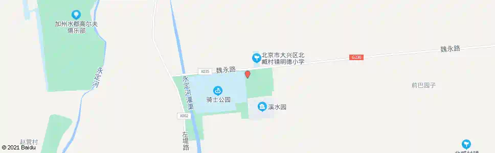 北京骑士公园_公交站地图_北京公交_妙搜公交查询2025