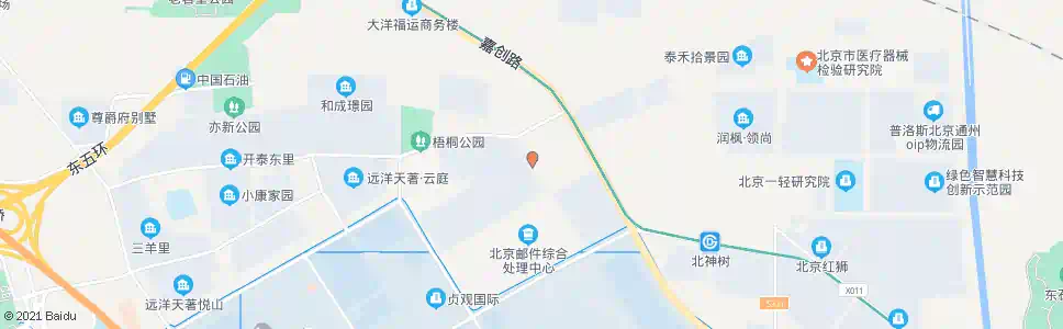 北京经海七路北口_公交站地图_北京公交_妙搜公交查询2025