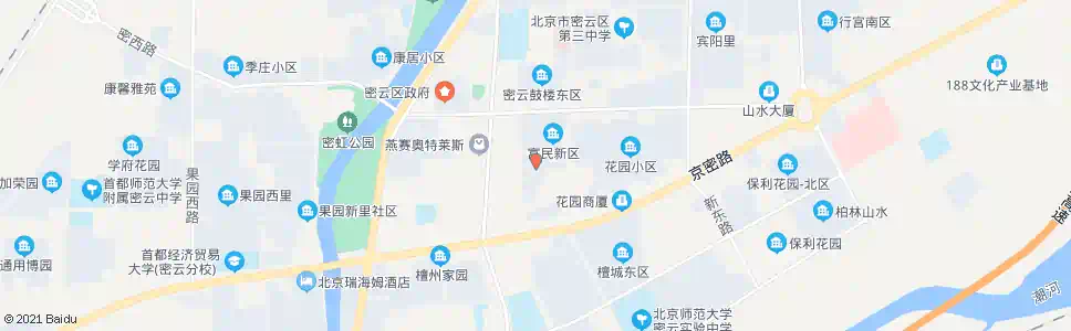 北京檀城家园_公交站地图_北京公交_妙搜公交查询2025