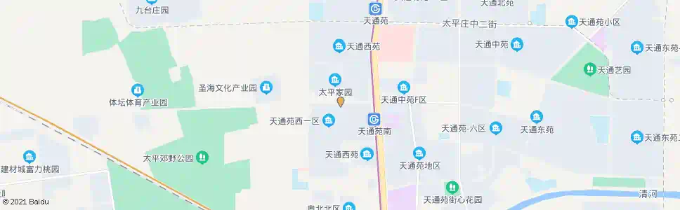北京天通西苑一区北门_公交站地图_北京公交_妙搜公交查询2025