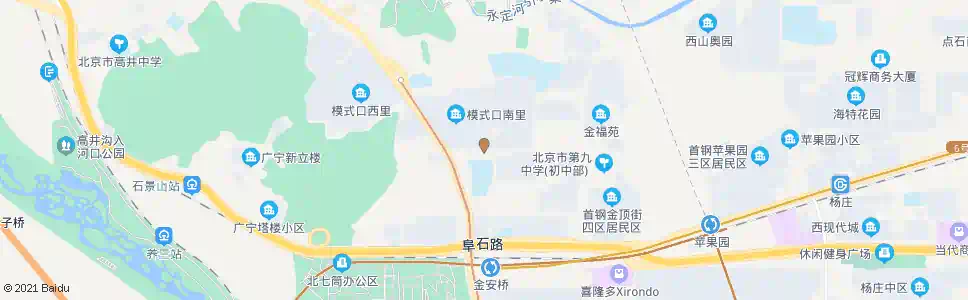 北京模式口南里_公交站地图_北京公交_妙搜公交查询2025
