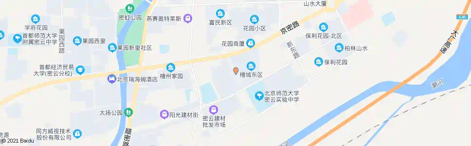 北京檀城小区_公交站地图_北京公交_妙搜公交查询2025