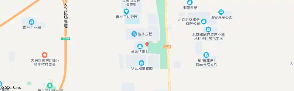 北京首地浣溪谷_公交站地图_北京公交_妙搜公交查询2025