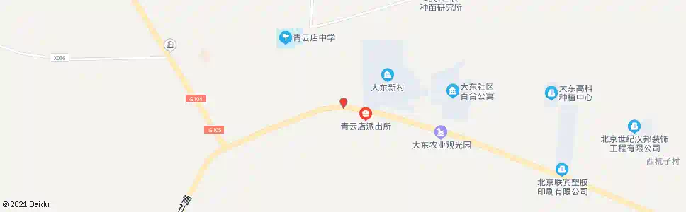北京青云店东口_公交站地图_北京公交_妙搜公交查询2025