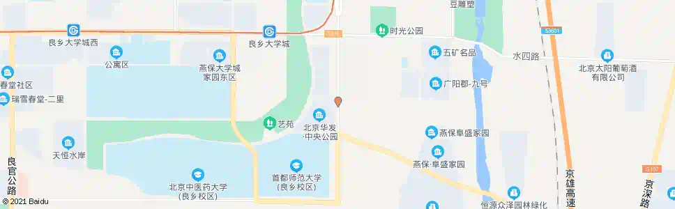 北京于管营_公交站地图_北京公交_妙搜公交查询2025