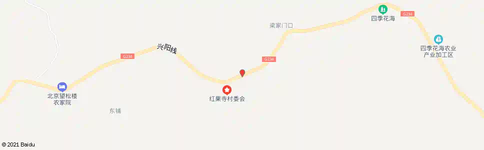 北京红果寺_公交站地图_北京公交_妙搜公交查询2025