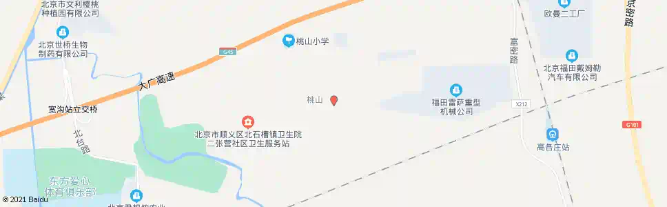 北京桃山商店_公交站地图_北京公交_妙搜公交查询2025