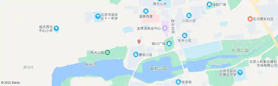 北京延庆西街_公交站地图_北京公交_妙搜公交查询2025