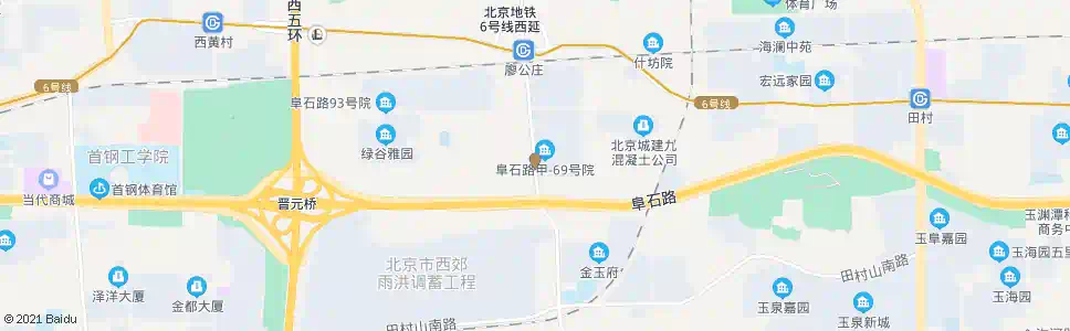 北京巨山路南口_公交站地图_北京公交_妙搜公交查询2025