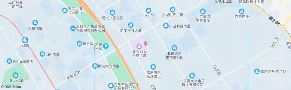 北京经海二路_公交站地图_北京公交_妙搜公交查询2025