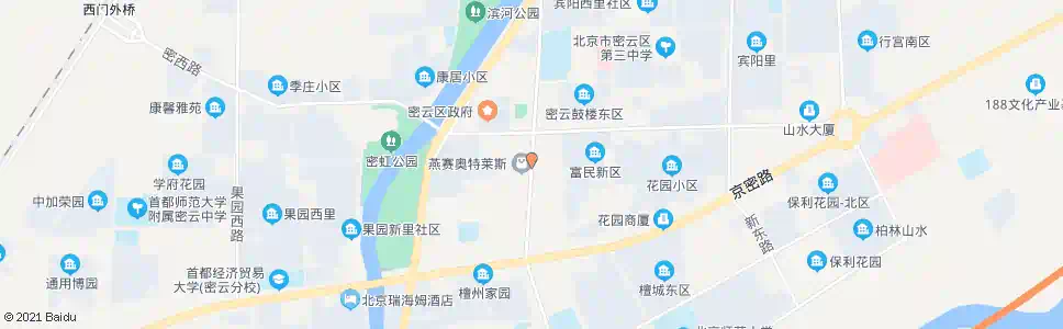 北京密云鼓楼西站_公交站地图_北京公交_妙搜公交查询2025