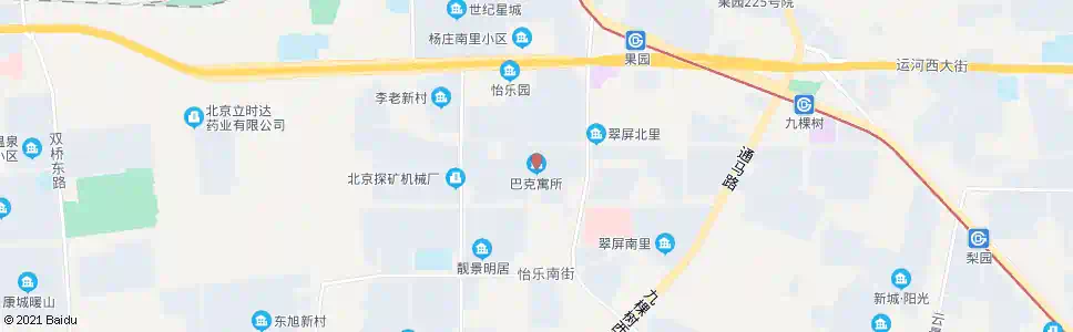 北京巴克寓所_公交站地图_北京公交_妙搜公交查询2025