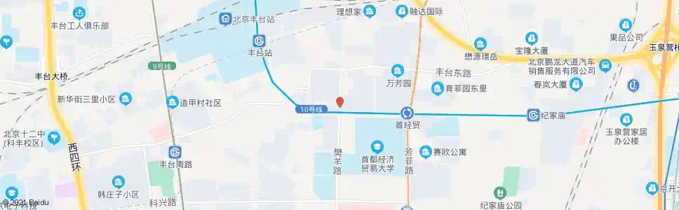 北京樊羊路北口_公交站地图_北京公交_妙搜公交查询2025