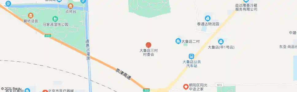 北京大厂三村_公交站地图_北京公交_妙搜公交查询2025