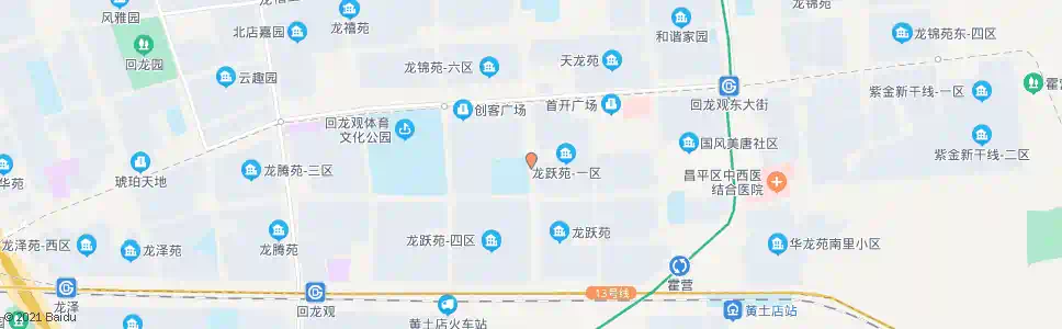 北京龙跃苑一区西门_公交站地图_北京公交_妙搜公交查询2025
