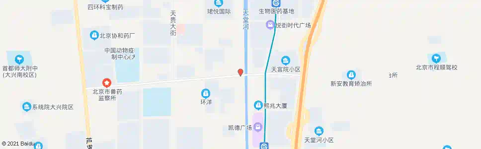 北京大兴二职西_公交站地图_北京公交_妙搜公交查询2025