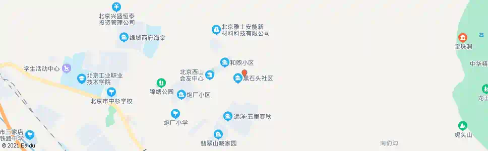 北京黑石头村_公交站地图_北京公交_妙搜公交查询2025