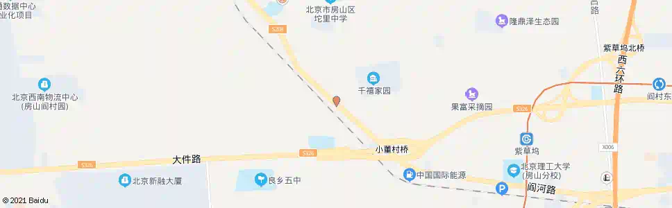 北京房山吴庄_公交站地图_北京公交_妙搜公交查询2025