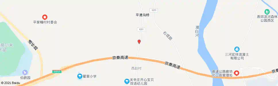 北京港北村_公交站地图_北京公交_妙搜公交查询2025