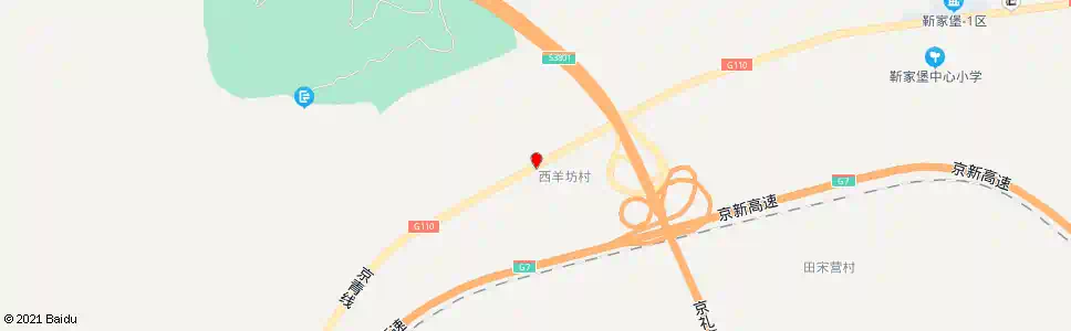 北京西羊坊_公交站地图_北京公交_妙搜公交查询2025