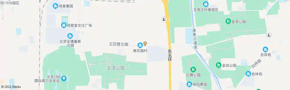 北京南花园_公交站地图_北京公交_妙搜公交查询2025
