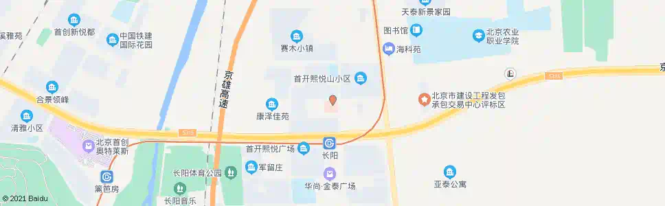 北京长阳卫生院_公交站地图_北京公交_妙搜公交查询2025