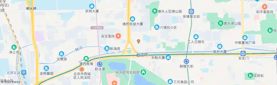 北京福海路西口_公交站地图_北京公交_妙搜公交查询2025