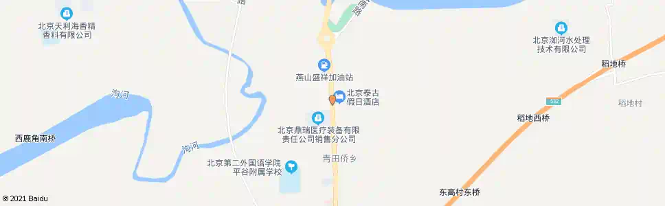 北京西高村北口_公交站地图_北京公交_妙搜公交查询2025