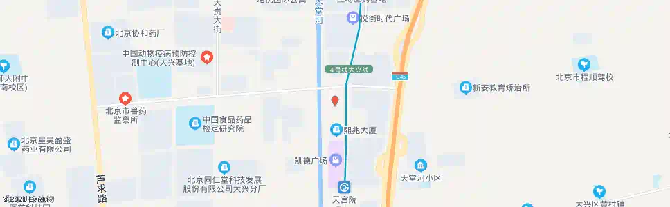 北京大兴二职_公交站地图_北京公交_妙搜公交查询2025