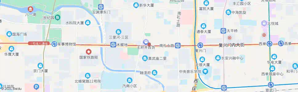 北京工会大楼_公交站地图_北京公交_妙搜公交查询2025